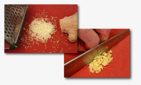 How To Grate & Chop Fresh Ginger - Garlic, HD Png Download, Free Download
