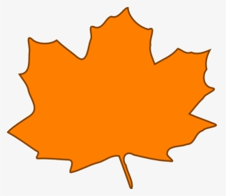 How To Set Use Orange Leaf, Brown Border Svg Vector - Green Maple Leaf Clipart, HD Png Download, Free Download