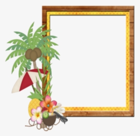 Mq Palm Beach Frame Frames Border Borders Clipart , - Beach Picture Frames Transparent, HD Png Download, Free Download