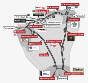North West 200 Circuit, HD Png Download, Free Download
