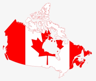 Canada Flag Map, HD Png Download, Free Download