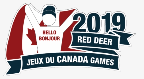 Man With A “hello Bonjour” Shirt, Holding A Canadian - Illustration, HD Png Download, Free Download