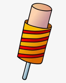 Stripped Ice Cream - Push Up Ice Cream Clipart, HD Png Download, Free Download