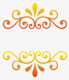 Gold Floral Frame Png - Monogram Logo For Business, Transparent Png, Free Download