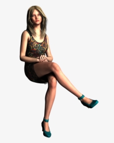 Girl Sitting Transparent Background, HD Png Download, Free Download