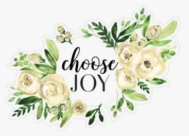 Choose Joy Floral Frame Print & Cut File - Joy Floral, HD Png Download, Free Download