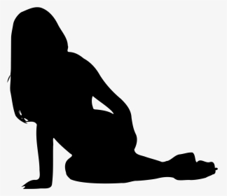 Silhouette Woman Photography Clip Art - Transparent Sitting Woman Silhouette, HD Png Download, Free Download