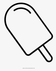 Popsicle Coloring Page - Popsicle Clipart Black And White, HD Png Download, Free Download