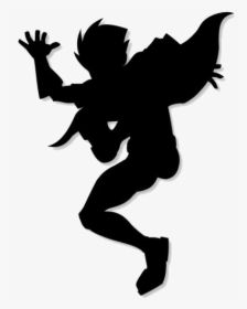 Superhero Robin Png Silhouette Transparent Background - Batman And Robin Illustration, Png Download, Free Download