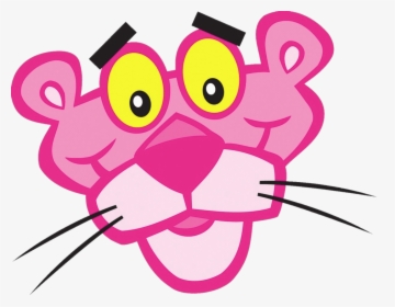 Pink Panther Face - Cartoon Characters Pink Panther, HD Png Download, Free Download