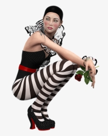 Woman, Sitting, Rose, Theater, Variety, Clothing - Theater Woman, HD Png Download, Free Download