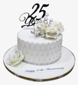 Anniversary Cake Dangeedums - 25th Marriage Anniversary Cake Png, Transparent Png, Free Download