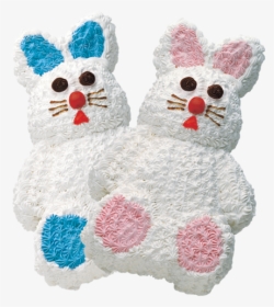 Bunny Robert And Robin Cake - Stuffed Toy, HD Png Download, Free Download