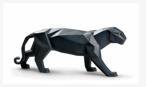 Matte Panther - Black Panther Lladro, HD Png Download, Free Download