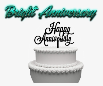 Happy Anniversary Image Cake - Birthday Cake, HD Png Download, Free Download