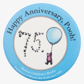 Happy Anniversary Pooh Events Button Museum - Ibooks, HD Png Download, Free Download