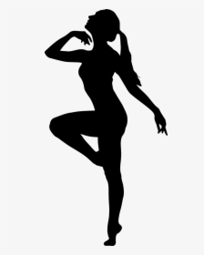 Athletic Dance Art - Dancer Silhouette Transparent Png, Png Download, Free Download