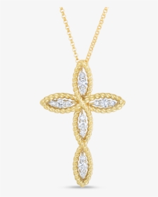 Golden Cross With Diamonds, HD Png Download, Free Download