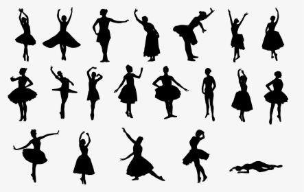 Ballerina Silhouette Png Free Download - Silhouette, Transparent Png, Free Download