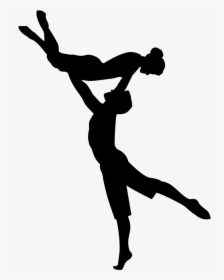 Transparent Dancer Boy Clip Art Transparent - Dancer Black And White, HD Png Download, Free Download
