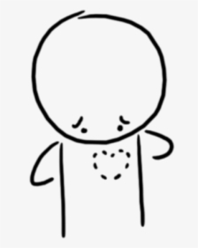 #sad #sticker #png #tumblr #asthetic #stickfigure #heart - Broken Hearted On Christmas, Transparent Png, Free Download