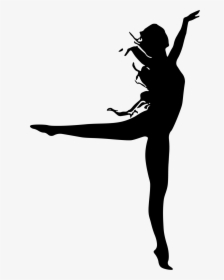 Ballet Dancer Silhouette Png - Silhouette, Transparent Png, Free Download