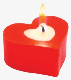 Heart Shaped Candles Png - Heart Candle Transparent, Png Download, Free Download
