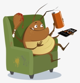 Cockroach Watching Tv, HD Png Download, Free Download