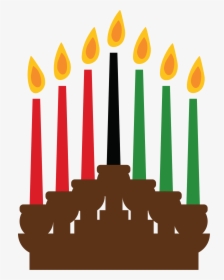 Kwanzaa Clipart Transparent - Kwanzaa Candles Clipart, HD Png Download, Free Download