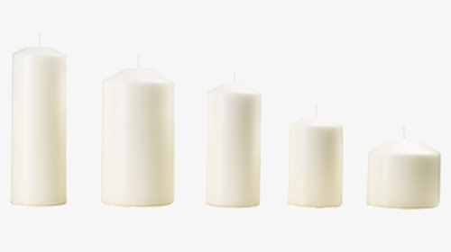 Cylinder Candles Flameless Lighting Candle White Clipart - Advent Candle, HD Png Download, Free Download