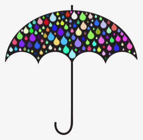 Transparent Rug Png - Umbrella With Rain Art, Png Download, Free Download