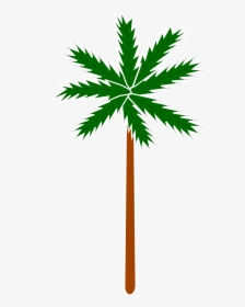 Stylised Palm Tree 2 Clip Arts - Erba Stilizzato Vettoriale Png, Transparent Png, Free Download