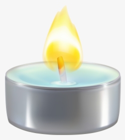 Transparent Candles Png - Tea Light Candle Clipart, Png Download, Free Download