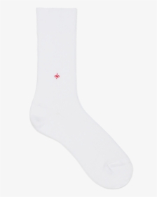 Dueple"s White Jack Colored Left Sock - Sock, HD Png Download, Free Download