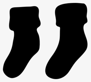 French Clipart Sock - Black Socks Clipart, HD Png Download, Free Download