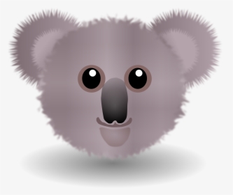 Funny Koala Face Cartoon - Koala Face Clipart Cartoon, HD Png Download, Free Download