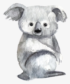 Baby Koalas Lemur Bear Watercolor Painting - Watercolor Painting, HD Png Download, Free Download