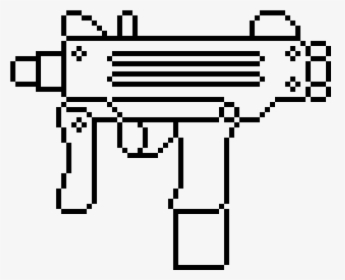 Uzi Drawing, HD Png Download, Free Download