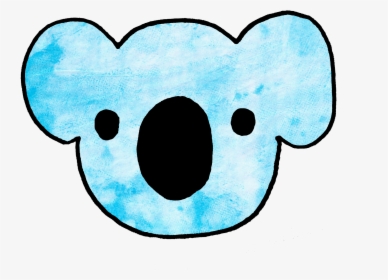 Blue Watercolor Koala Clipart , Png Download, Transparent Png, Free Download