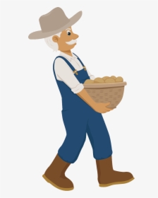 Farmer - Transparent Background Farmer Clipart, HD Png Download, Free Download