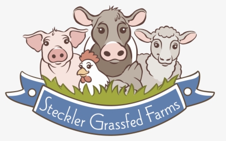 Website Steckler Grassfed Farms Logo Know Farmer - Domestic Pig, HD Png Download, Free Download