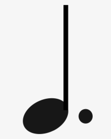 Dotted Quarter Note Png - Dotted Quarter Note, Transparent Png, Free Download