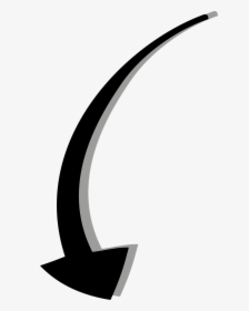 Transparent Background Curved Arrow, HD Png Download, Free Download