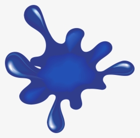 Blue Paint Splat , Png Download - Blue Paint Splat Clipart, Transparent Png, Free Download