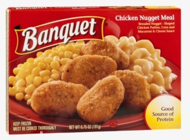 Banquet Chicken Nuggets And Mac And Cheese, HD Png Download, Free Download