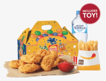 6 Nuggets Kid"s Pack - Hungry Jacks Happy Meal, HD Png Download, Free Download
