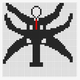 Slender Man Perler Bead Pattern / Bead Sprite - Bead, HD Png Download, Free Download