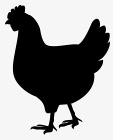 Fried Chicken Chicken Nugget - Chicken Silhouette Png, Transparent Png, Free Download