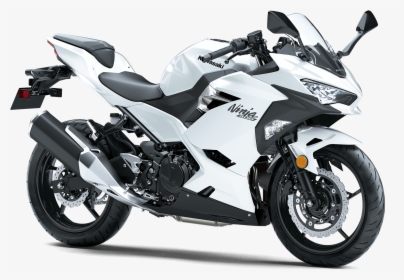 Pearl Blizzard White - 2020 Kawasaki Ninja 400, HD Png Download, Free Download