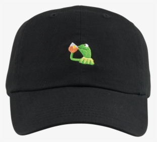 Kermit Sipping Tea Png - Baseball Cap, Transparent Png, Free Download